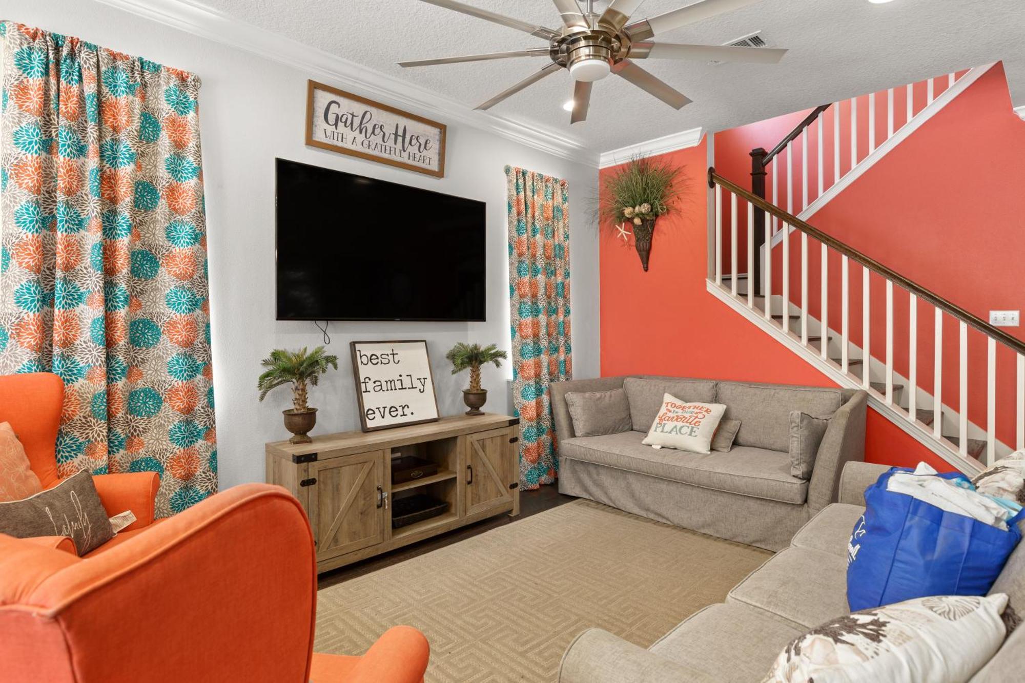 The Fun Orange Home In A Great Location With Bonus Game Room โรสแมรีบีช ภายนอก รูปภาพ